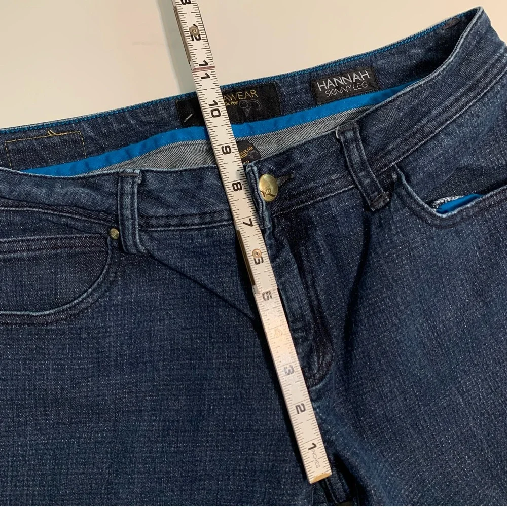 Rocawear Hannah Skinny Leg Jeans Dark Wash Mid Rise Size Juniors 13